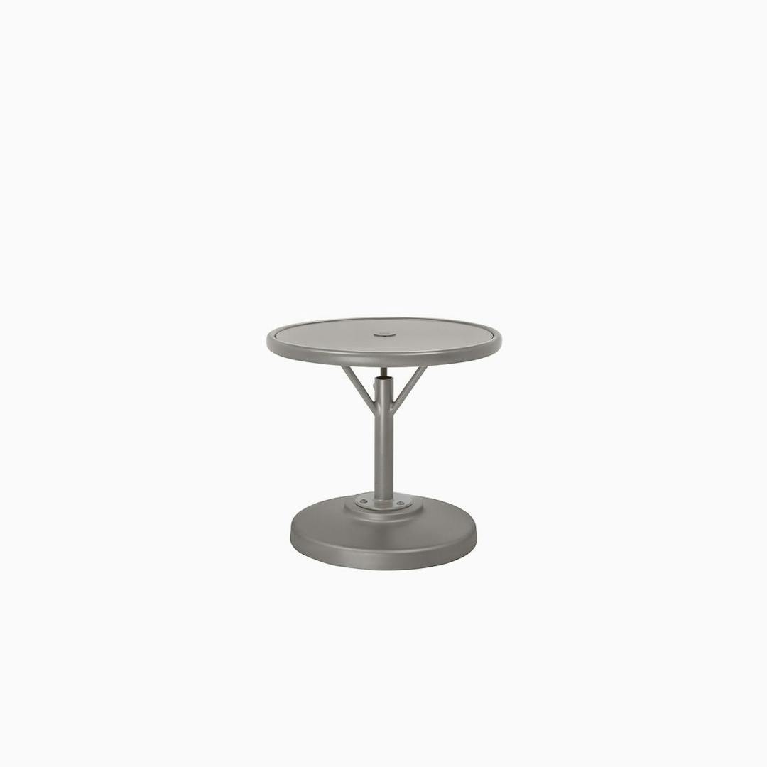 Harmony 24" Round Chat Umbrella Table, Solid Aluminum Top
