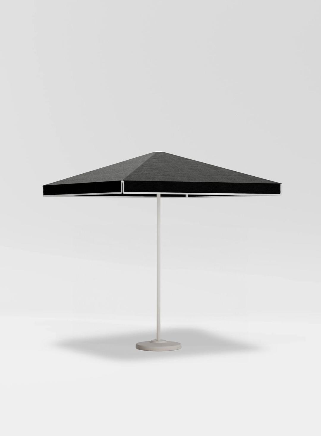 7' Square Umbrella with Valance - Dove