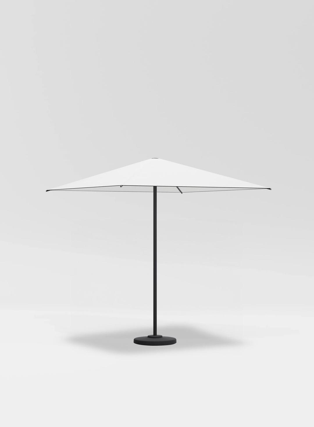 7' Square Umbrella - Textured Pewter